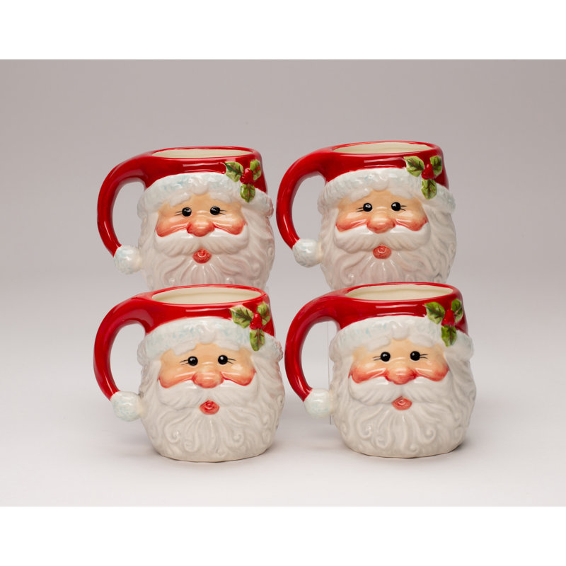 Grande tasse 10 oz santa