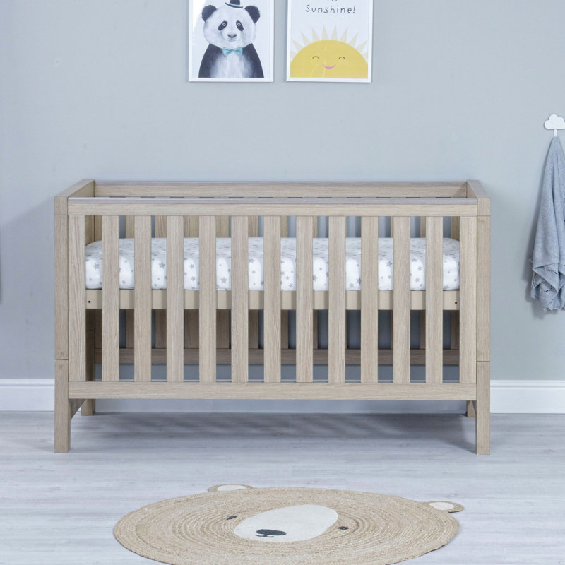 Luno Cot Bed, No, Oak