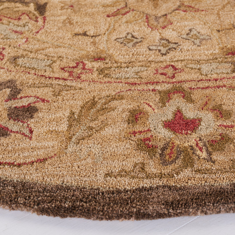 Tingley Hand Tufted Wool Oriental Rug, Round 8'
