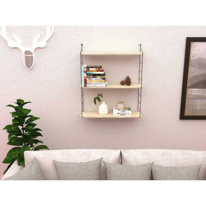 Locelso Floating Shelf, Natural