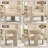 Modern Dining Chairs,Velvet Upholstered Barrel Dining Chairs-744307414