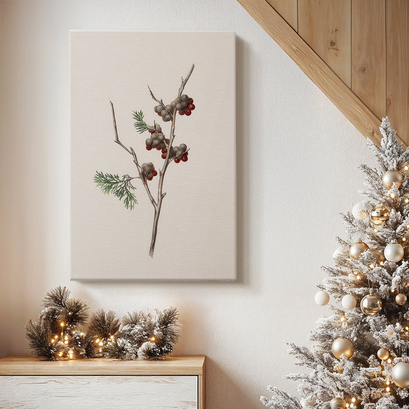 Toile enveloppée de neige de qualité supérieure au centre-ville, H 60 po x l 40 po