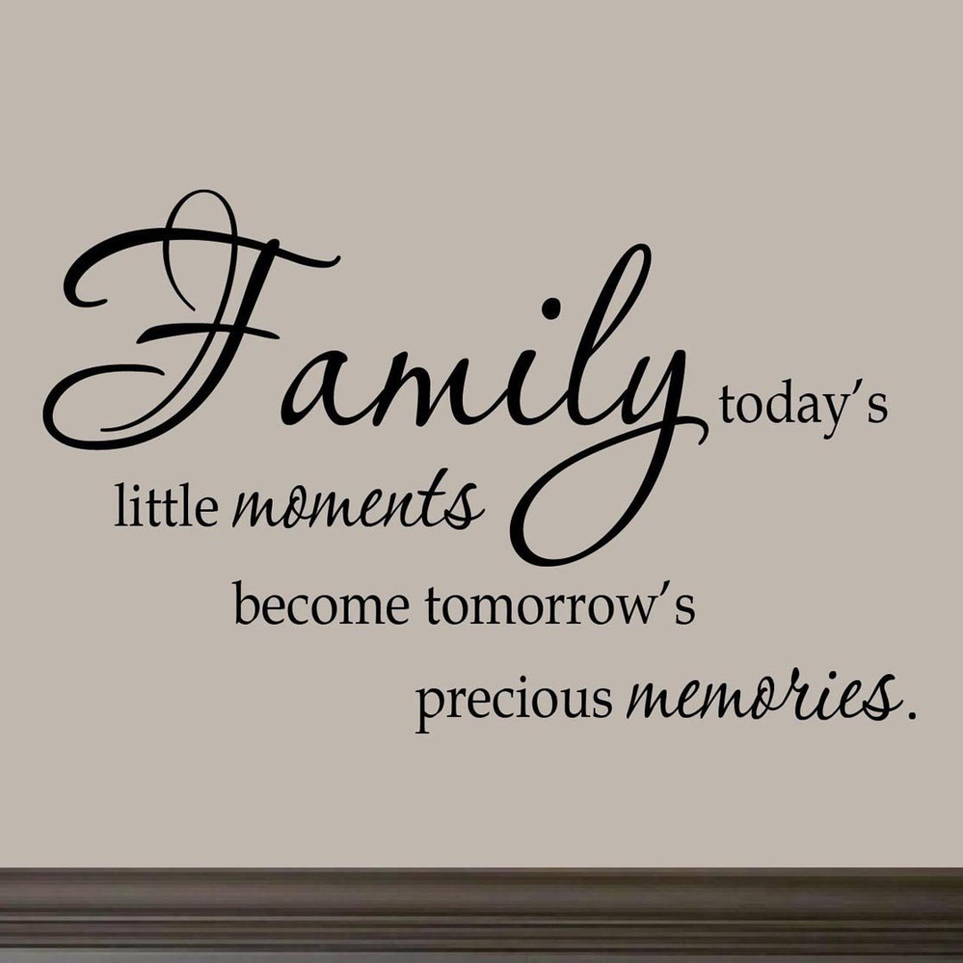 Grigg Family Today's Little Moments Wall Decal Winston Porter 