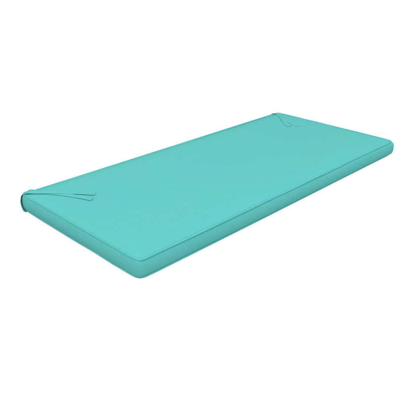 Sunbrella® Indoor/Outdoor Bench Seat Cushion, 3" Thick, 37" W x 17" D, Sunbrella® Canvas Aruba