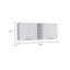 Armoire murale Ontario, porte double-875437423