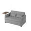 Lit canapé GREY VELVET-829252254
