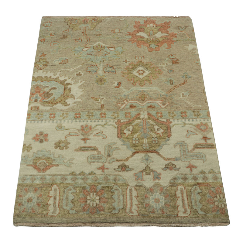 One-of-a-Kind 4'0 X 3'2 Hand Knotted Area Rug