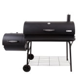 Charbroil American Gourmet 1280 Barrel Offset Charcoal Smoker and Grill