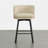 Modern Upholstered Swivel Counter Stool-417195580