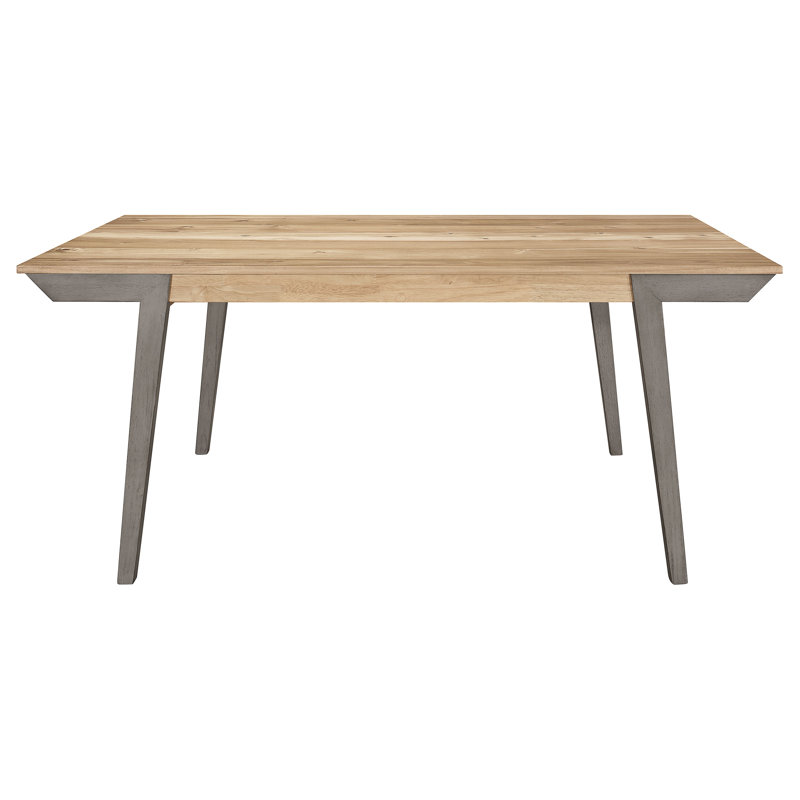 Nogales Rectangular 71-Inch Wood Dining Table Off White, Gray