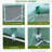 Tunnel Greenhouse, Large Hot House Kit With 8 Roll-Up Windows & Roll Up Door-123283100-123283099
