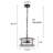 Jairdan 3-light Glass Drum Pendant-469694664