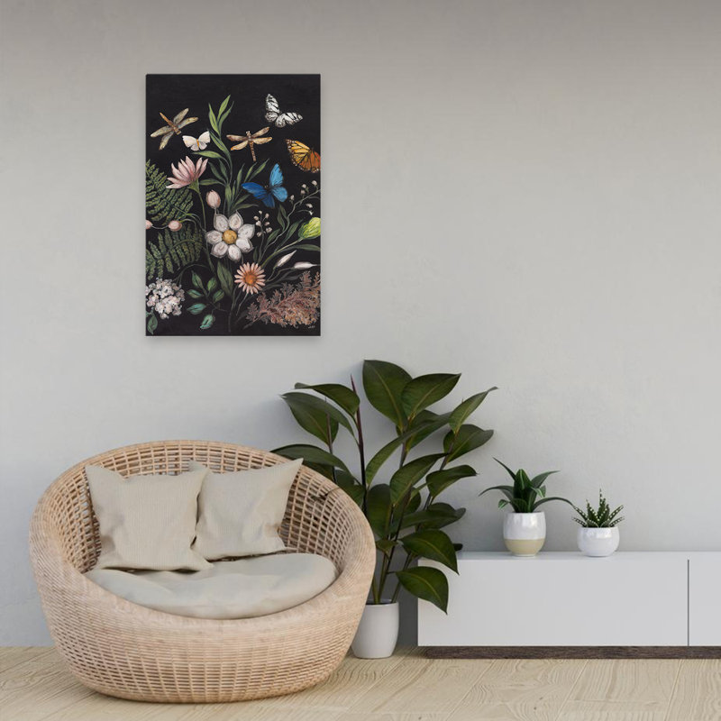 Bohème et éclectique gothique botanique, H 24 po x l 16 po