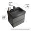 Meuble-lavabo simple mural 24 po avec surface solide avec trop-plein, 24 po, pré-assemblé-289523154-303615349-313203127