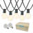 Doyne 100ft Outdoor LED 67 - Bulb Globe String Light (End to End Connectable)-712877494-708438460