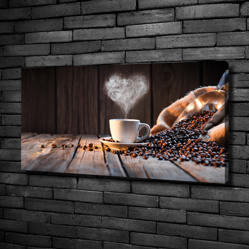 Cup Of Coffee - No Frame Print, Canvas, 50cm H x 100cm W