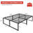 Full Metal Bed Frame Platform with Steel Slat Support 14 Inch High Platform Bed Frame No Box Spring Needed Under Bed Storage Easy Assembly Quiet Sturdy Design-276734590