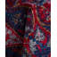 Tapis unique bleu / mauve / rose 4 pi 1 po x 6 pi 1 po Overdyed