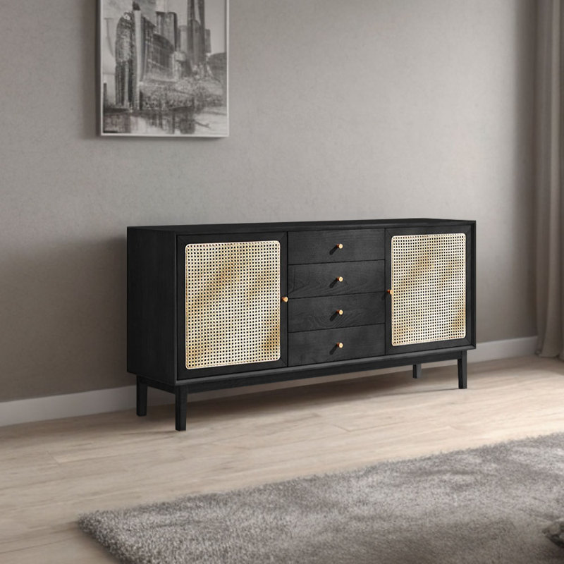 Buffet de 62,9 po Bailyn, Noir