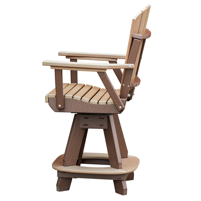 Fauteuil de patio pivotant Enriquez, Cèdre