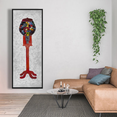 Distributeur de gomme à mâcher - Toile rétro Home Decor | Art unique