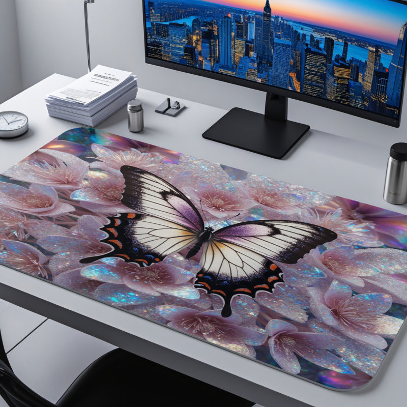 Polyester Desk Pad, 14.4x12.1