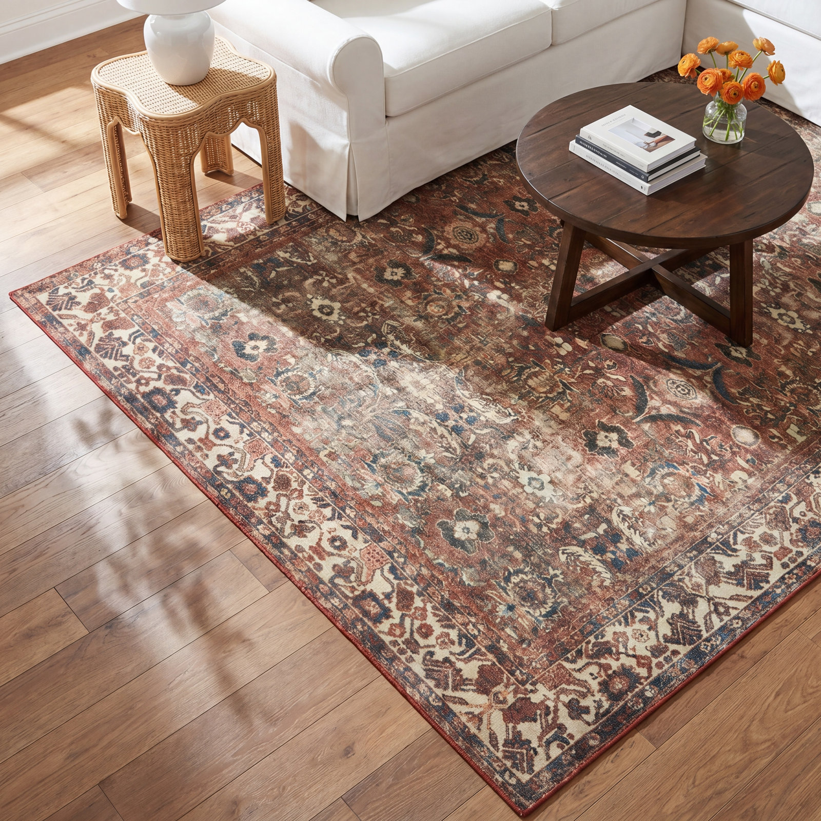 Magnolia Home by Joanna Gaines x Loloi Brick Rug, Rectangle 7'6" x 9'6"