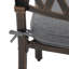 Chaise de salle à manger d'extérieur empilable Cherel
