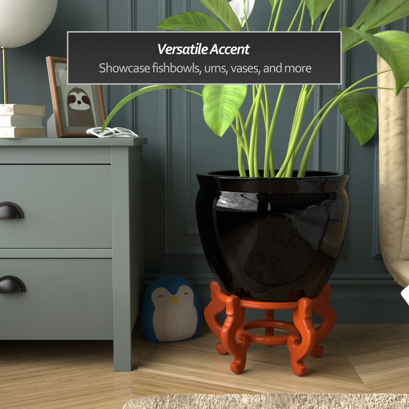 Fishbowl Stand, 8" H x 10.5" W x 10.5" D