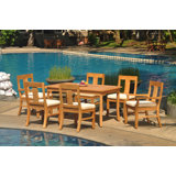 Osborne Outdoor 7 - Piece Teak Dining Set