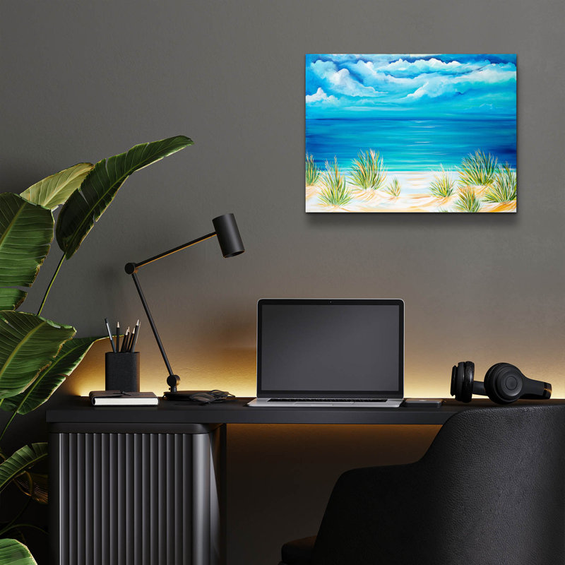 «Coasting» par Estelle Grengs, acrylique, H 12 po x l 16 po x P 0,13 po