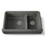 Whitehaven® 36" L x 22" W Double Basin Farmhouse/Apron Kitchen Sink