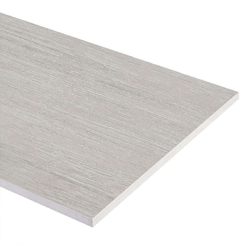 Refinery Semi-Polished 6'' W x 24'' L Porcelain Singular Tile, Pewter