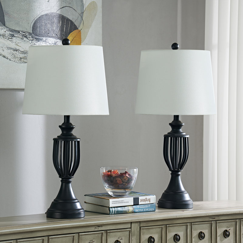 Ensemble de lampes de table de chevet 26,50 "Aaban (ensemble de 2)
