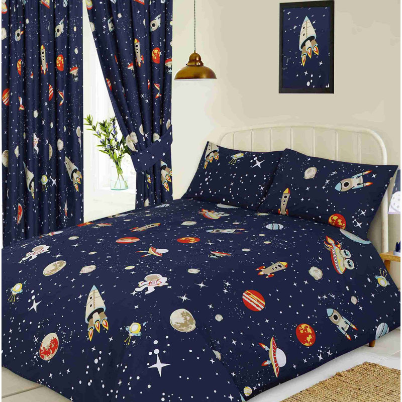 SPACE Duvet Cover Set SPACE Devries, King Duvet Cover + 2 Standard Pillowcases