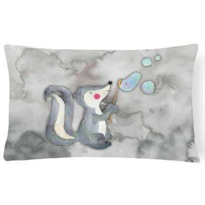  Coussin Skunk and Bubbles