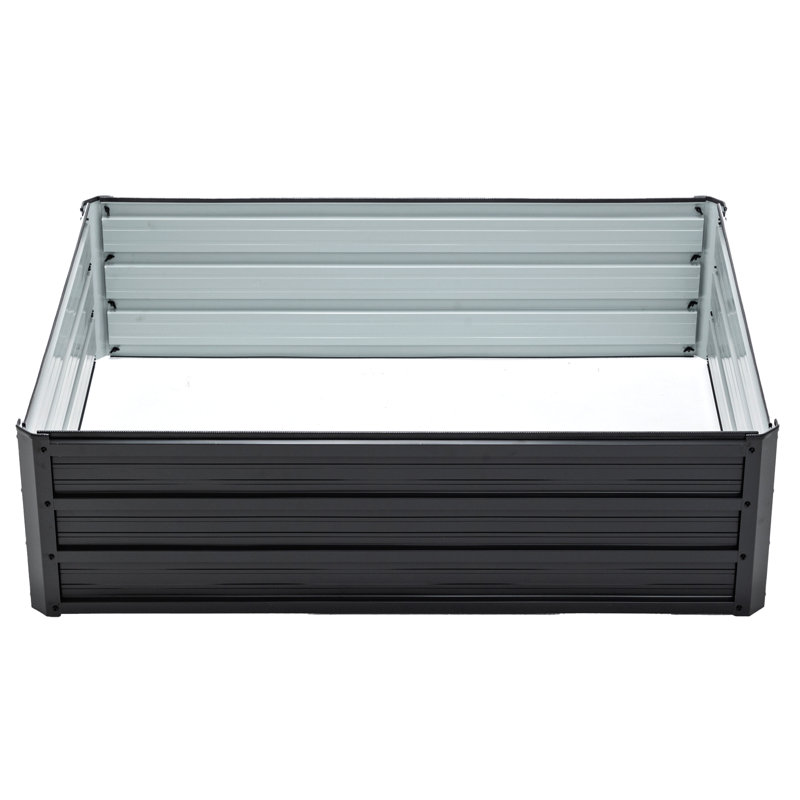 Shumel Outdoor Raised Garden Bed, 13.4" H x 35.5" W x 47.2" D