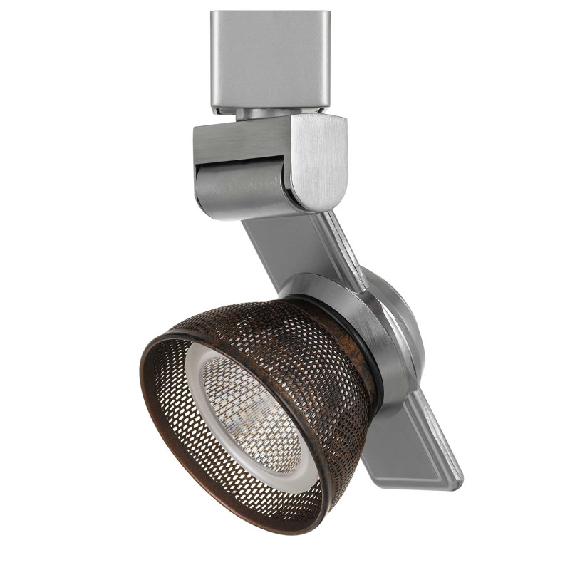 Tête de luminaire de rail del, Rouille, Acier brossé