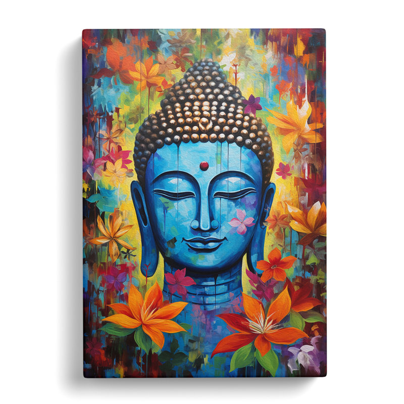 Buddha Expressionism - No Frame Print, 60cm H x 40cm W x 3cm D
