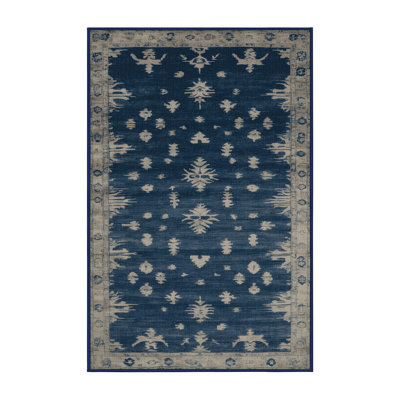 Machine Washable Overdyed Gray Area Rug