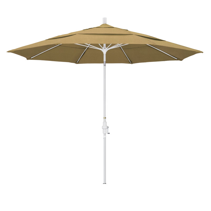 Parasol de marché 11 pi Leiker, Champagne champagne Sunbrella® lin