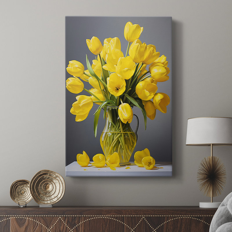 FLORAL Series DCCXCIV - Cavas de galerie sur mesure, H 27 po x l 18 po