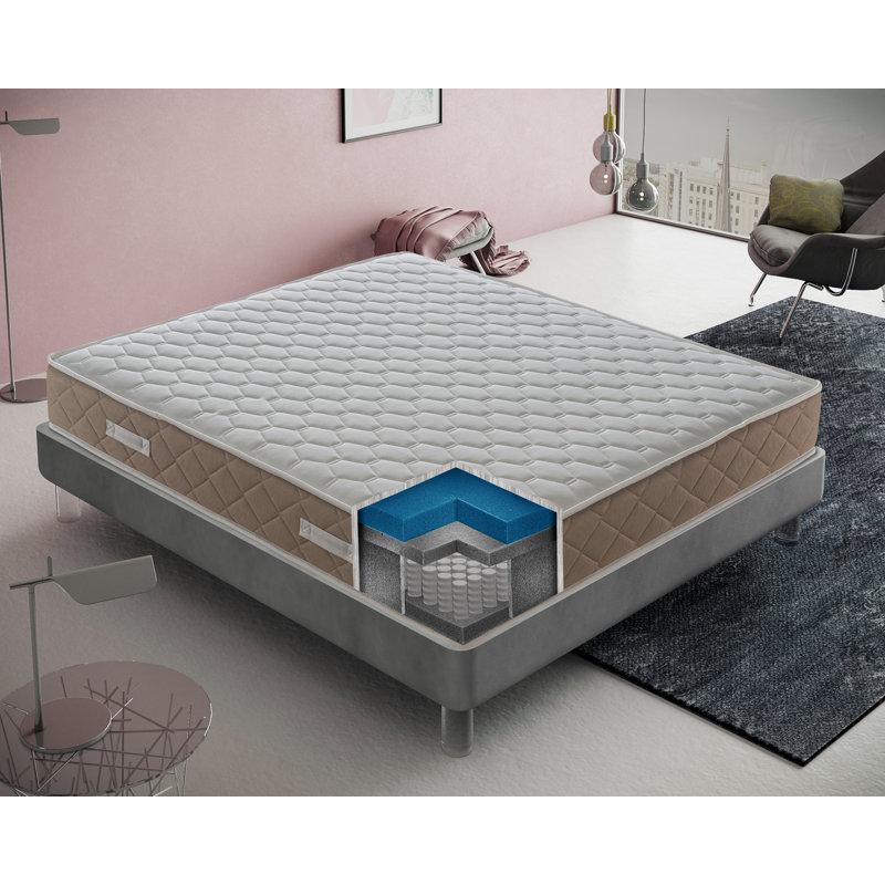 Pocket sprung mattress - memory foam - 25cm high - 3cm memory foam - orthopedic 120 x 200cm, 90 x 200cm