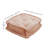 Luxurious Velvet Cushion, Pink, 21.7 x 6.3 x 21.7 inches | 100% Velvet Fabric, Filled with Soft Scrap Sponge & Fiber | Perfect for Sofas, Beds, & Chairs | Stylish Comfort for Home Decor & Relaxation-1691567236