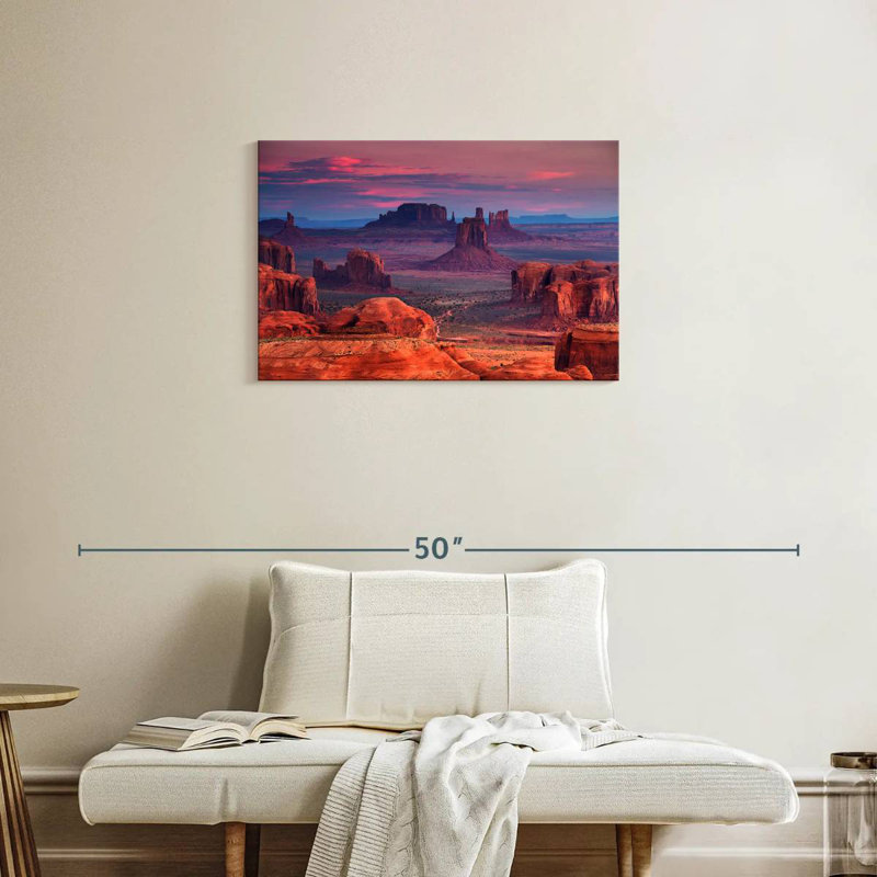 Hannes Monument Valley, paysage désertique, H 20 po x l 30 po