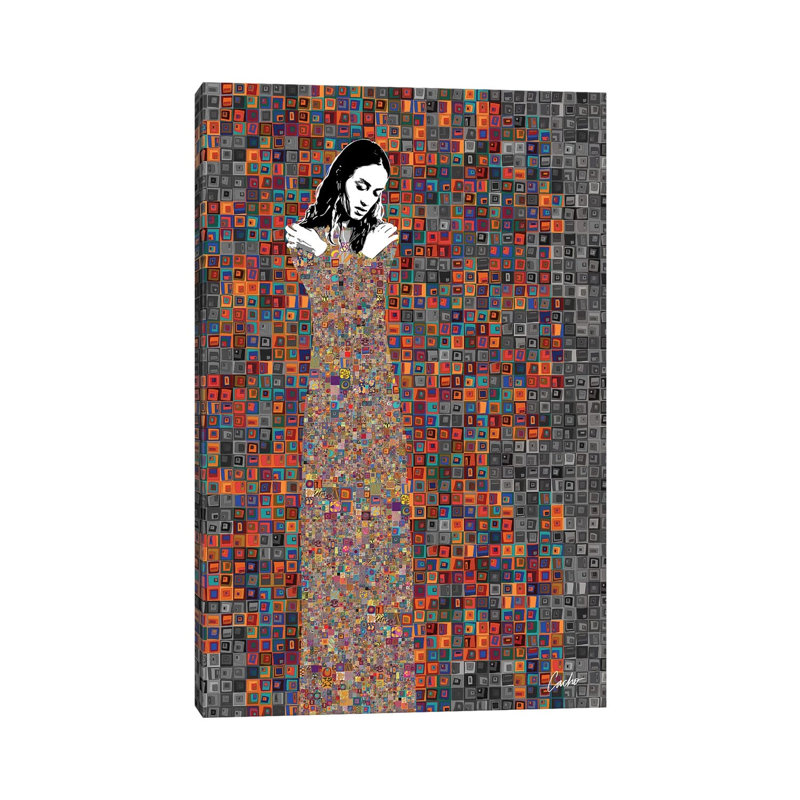 El Abrazo by Jose Cacho - Wrapped Canvas Print, 45.72cm H x 30.48cm W x 1.91cm D