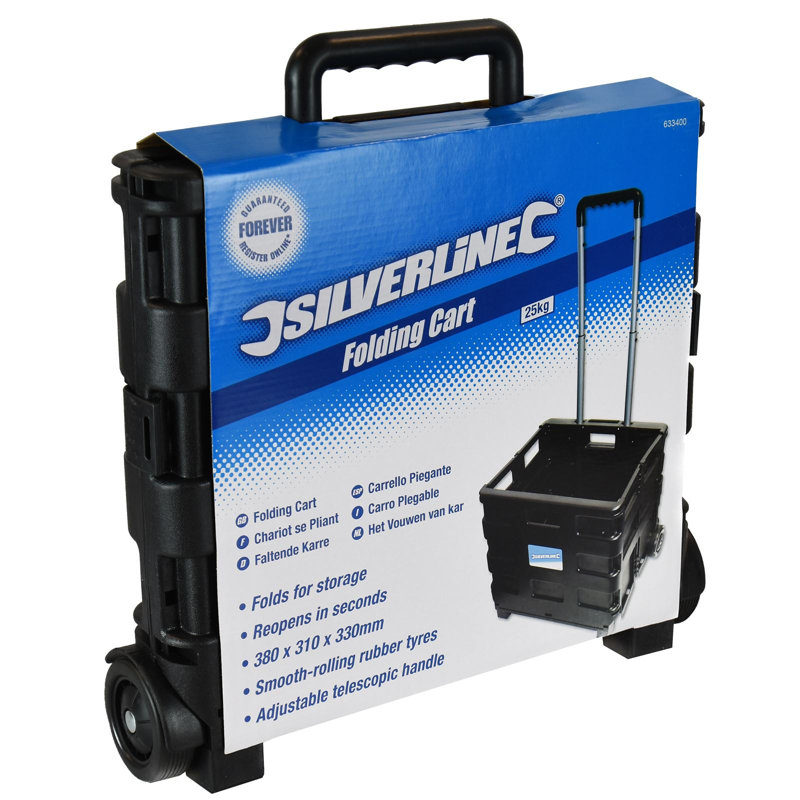 40cm H x 40cm W x 8cm D 25kg Hand Truck Trolley
