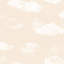 Tiny Tots 2 Billowing Clouds Design 33' L x 21" W Wallpaper Roll-61778888