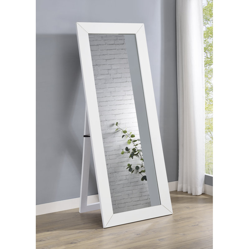Miroir pleine grandeur Cadence, Blanc