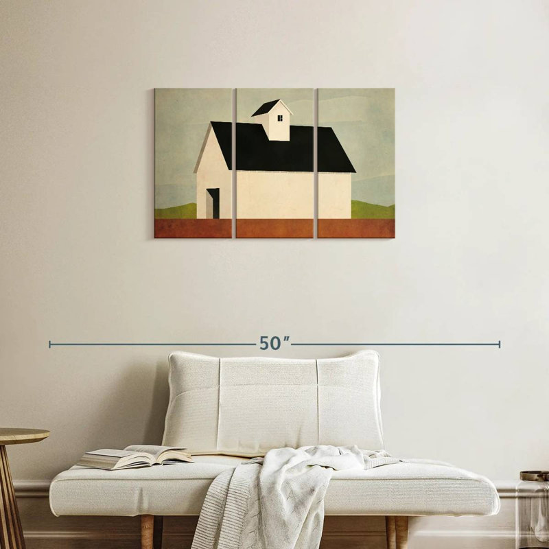 Lilie Fall Barn, 20" H x 33" W